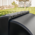 The built in venting helps circulate smoke throughout the barrel.  