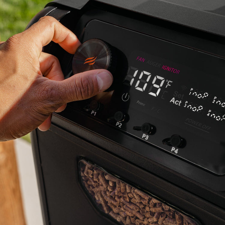 Easily control the temp with the digital controls. 
