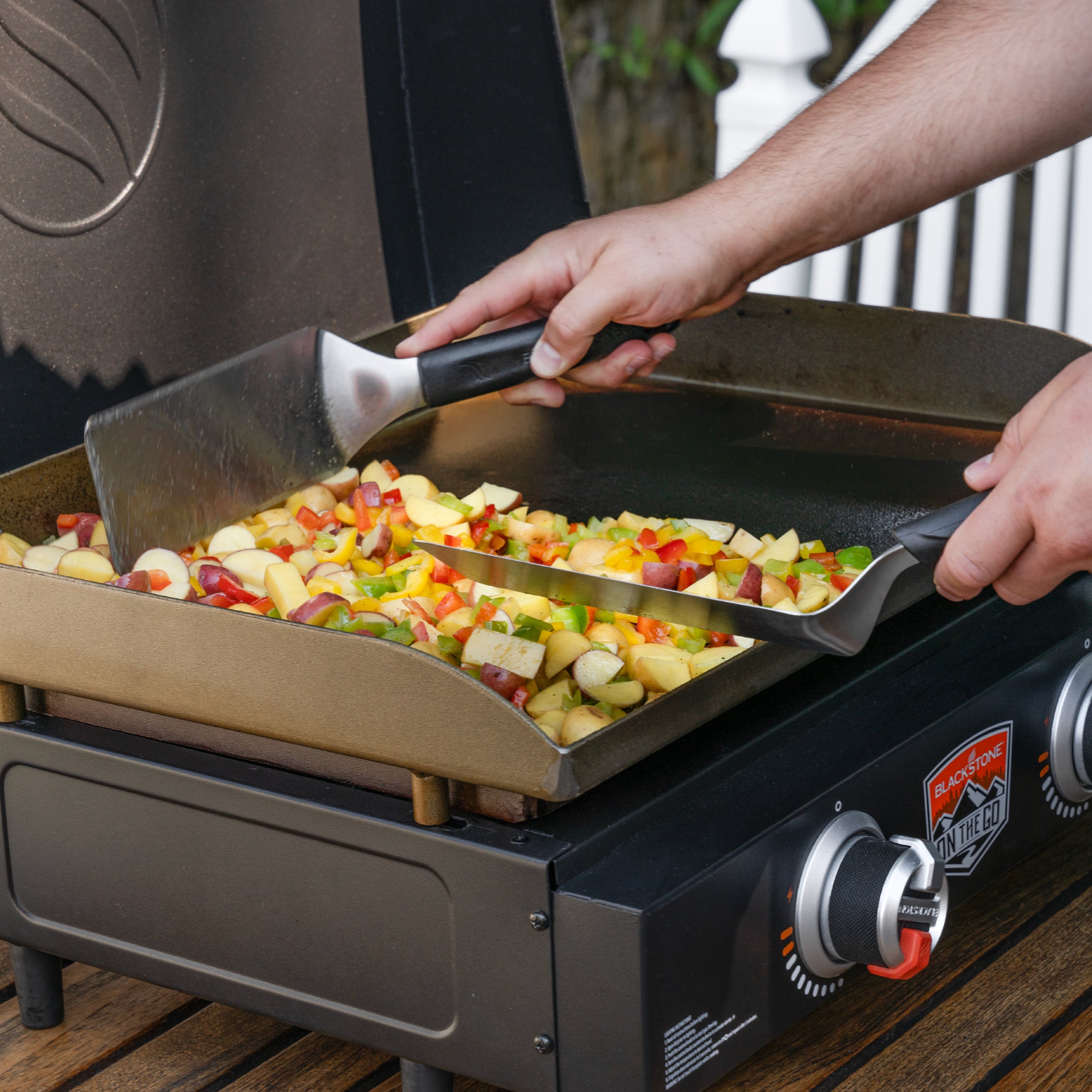 On The Go 22” Tabletop Griddle with Hood