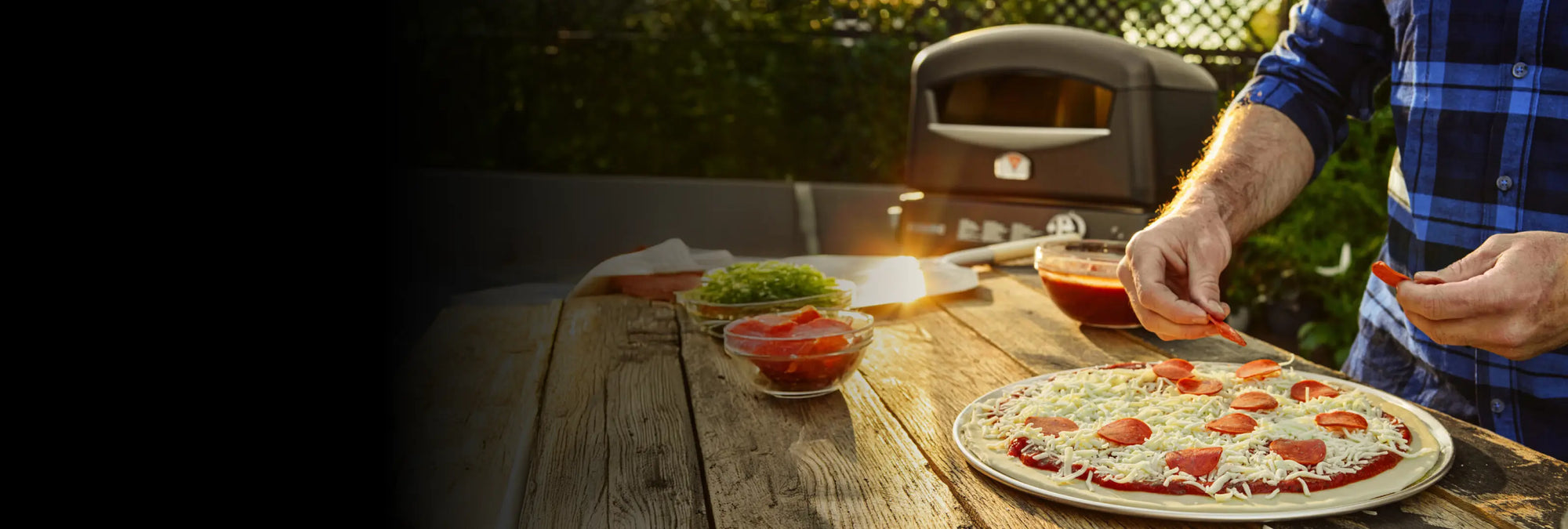 Restaurant-quality Pizza
in Your Own Backyard