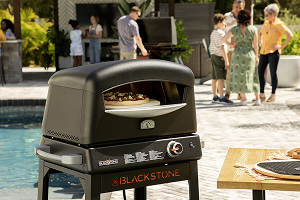 Pizza Oven with Mobile Cart