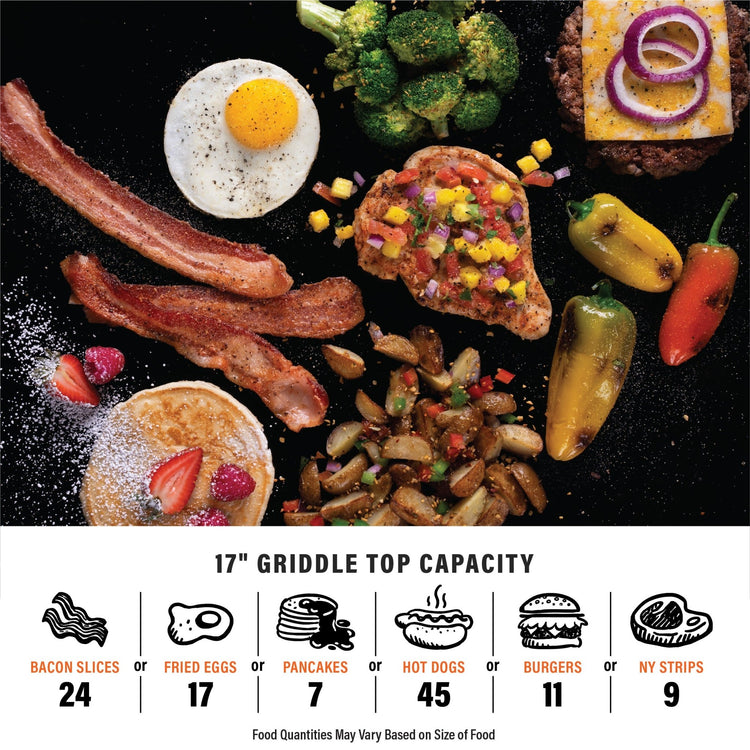 Adventure Ready 17" Tabletop Griddle - 17" Griddle | Blackstone Products
