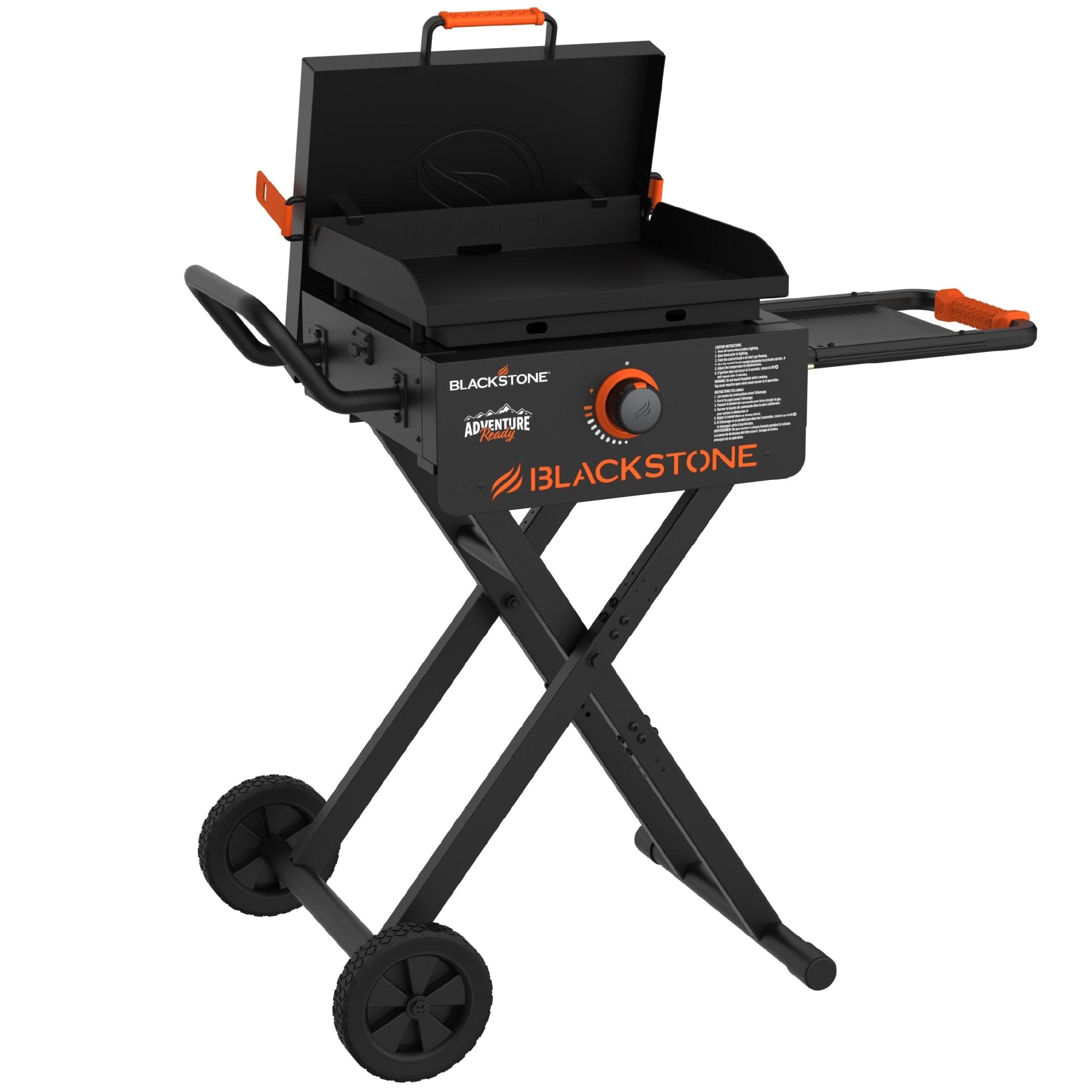 Grond ブラックメタル　blackl Adventure Ready 17in Griddle with Flexfold Legs – Blackstone Products
