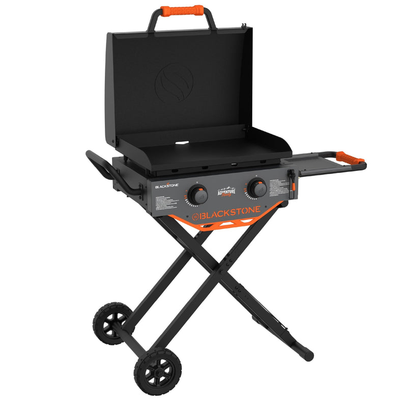 Adventure Ready 22” Griddle with Flexfold Legs - 22" Griddle with Hood | Blackstone Products