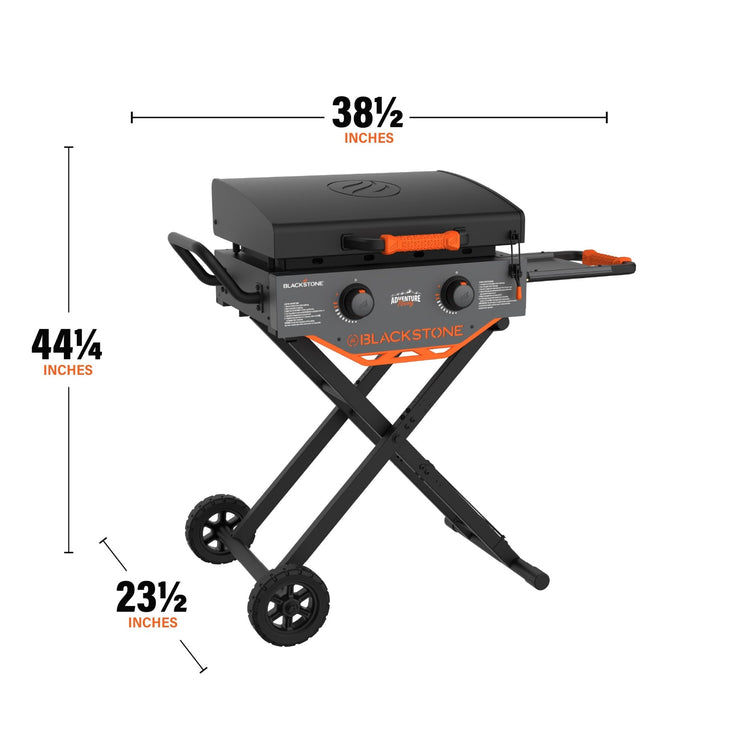 Adventure Ready 22” Griddle with Flexfold Legs - 22" Griddle with Hood | Blackstone Products