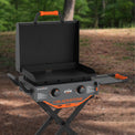 Adventure Ready 22” Griddle with Flexfold Legs - 22" Griddle with Hood | Blackstone Products