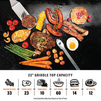 Adventure Ready 22” Griddle with Hood and Stand - 22" Griddle | Blackstone Products