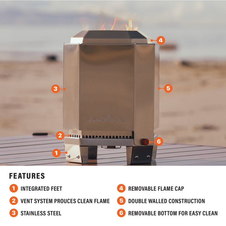 Adventure Ready 7" Smokeless Fire Pit - Blackstone Products