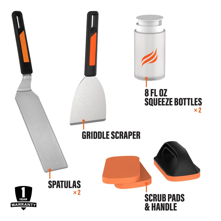 Adventure Ready Cook and Clean Toolkit - Must - Have Griddle Accessories | Blackstone Products