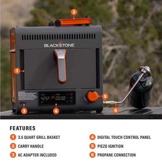 Adventure Ready Portable Airfryer - Blackstone Products