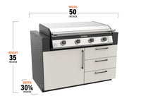 Blackstone 50" Outdoor Kitchen Module with 36" Drop - in Griddle - Blackstone Products