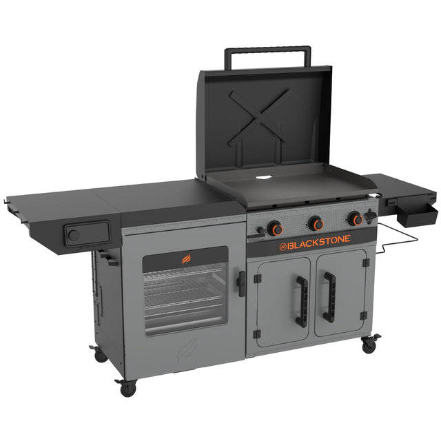 Bronco 28" XL Griddle Vertical Pellet Smoker Combo - Blackstone Products