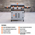 Bronco 28" XL Griddle with Cabinet - Blackstone Products