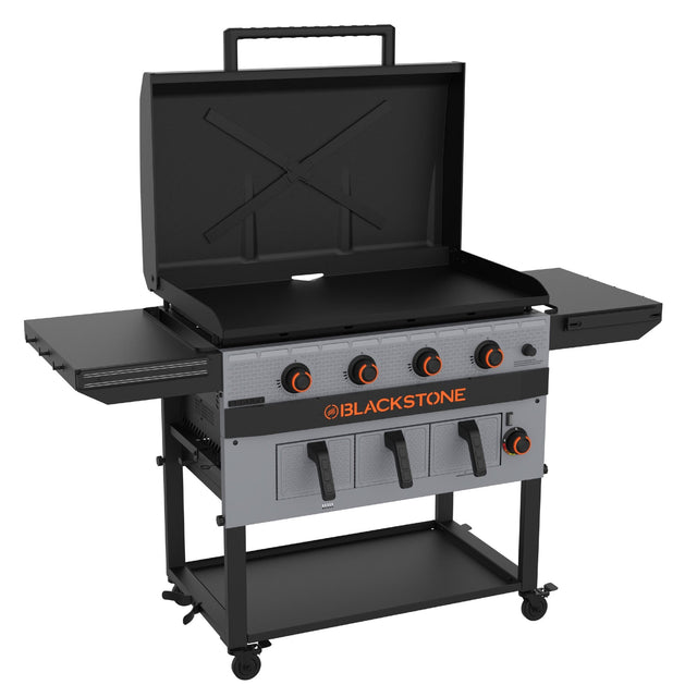 Bronco 36” Griddle Airfryer Combo - 36" Griddle with Hood | Blackstone Products