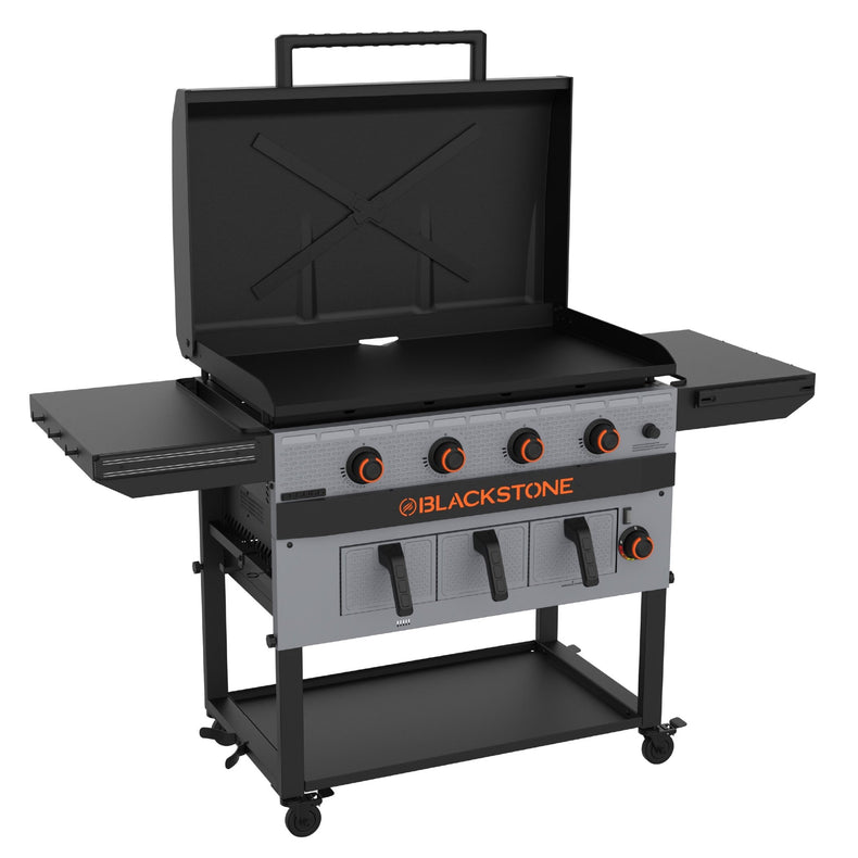 Bronco 36” Griddle Airfryer Combo - 36" Griddle with Hood | Blackstone Products