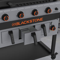 Bronco 36” Griddle Airfryer Combo - 36" Griddle with Hood | Blackstone Products