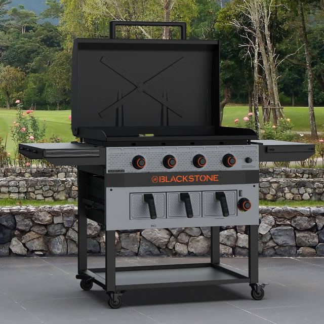 Bronco 36” Griddle Airfryer Combo - 36" Griddle with Hood | Blackstone Products