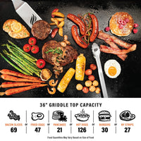 Bronco 36” Griddle Airfryer Combo - 36" Griddle with Hood | Blackstone Products