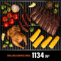Bronco 36” Griddle Vertical Pellet Smoker Combo - 36" Griddle with Hood | Blackstone Products