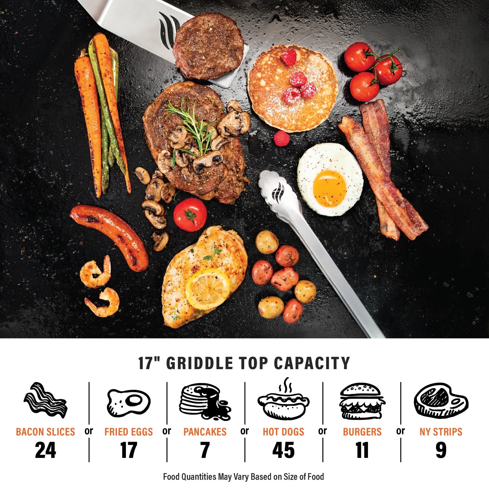 Culinary 17” Tabletop Griddle with Hood - 17