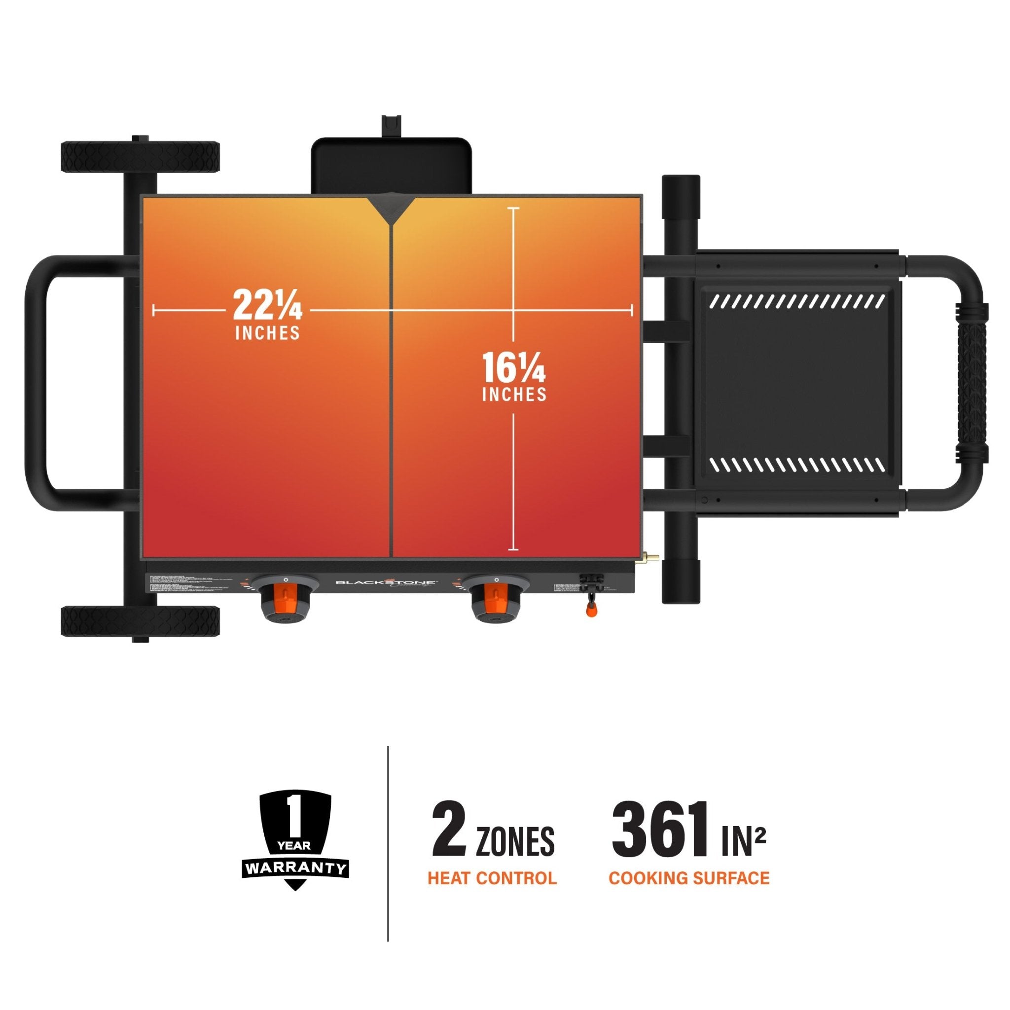 Culinary 22” Griddle with Flexfold Legs - 22