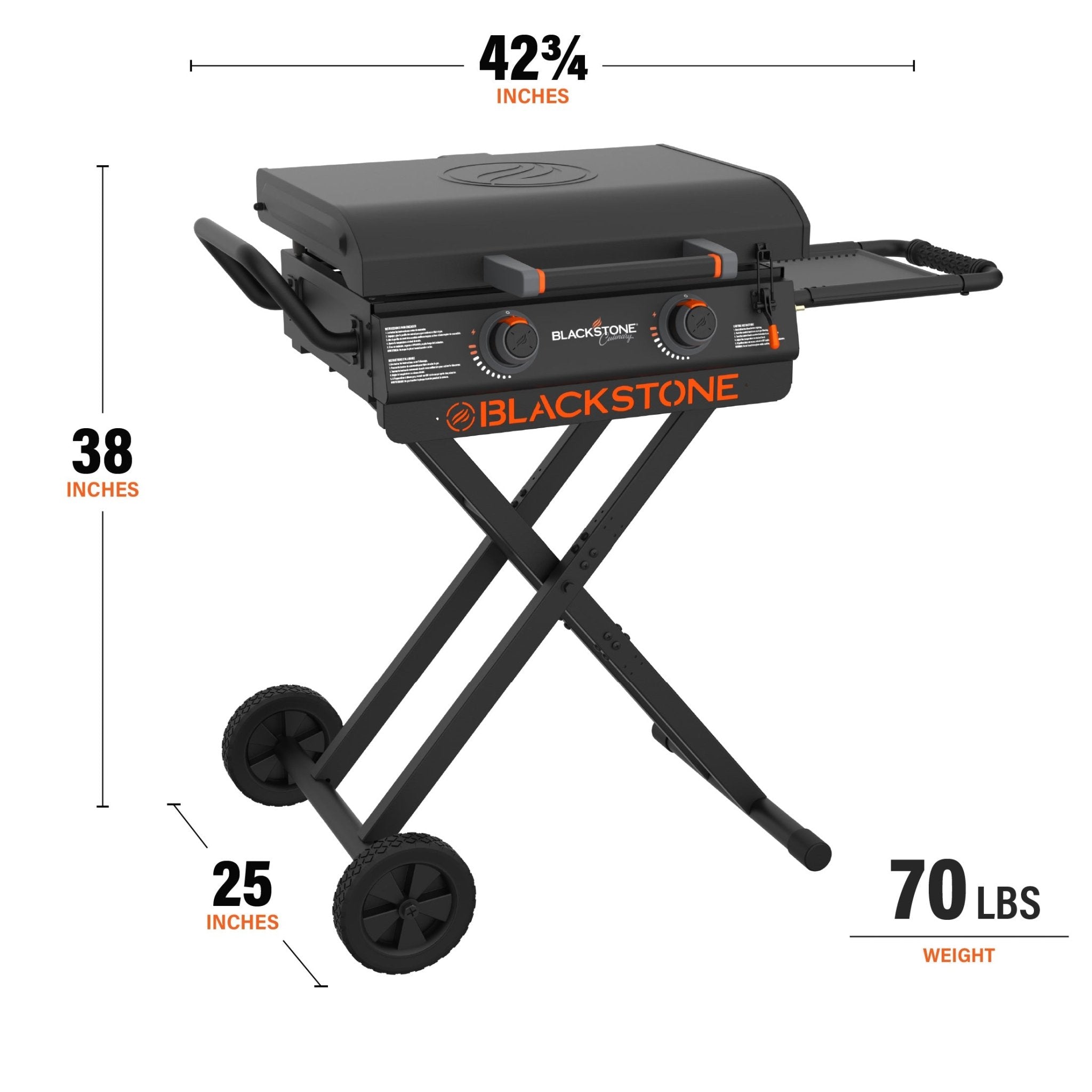 Culinary 22” Griddle with Flexfold Legs - 22