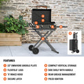 Culinary 22” Griddle with Flexfold Legs - 22" Griddle with Hood | Blackstone Products