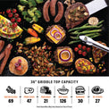 Culinary 36" Griddle Deluxe with Extendable Side Table - Blackstone Products