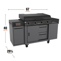 Culinary 36" Griddle Deluxe with Extendable Side Table - Blackstone Products