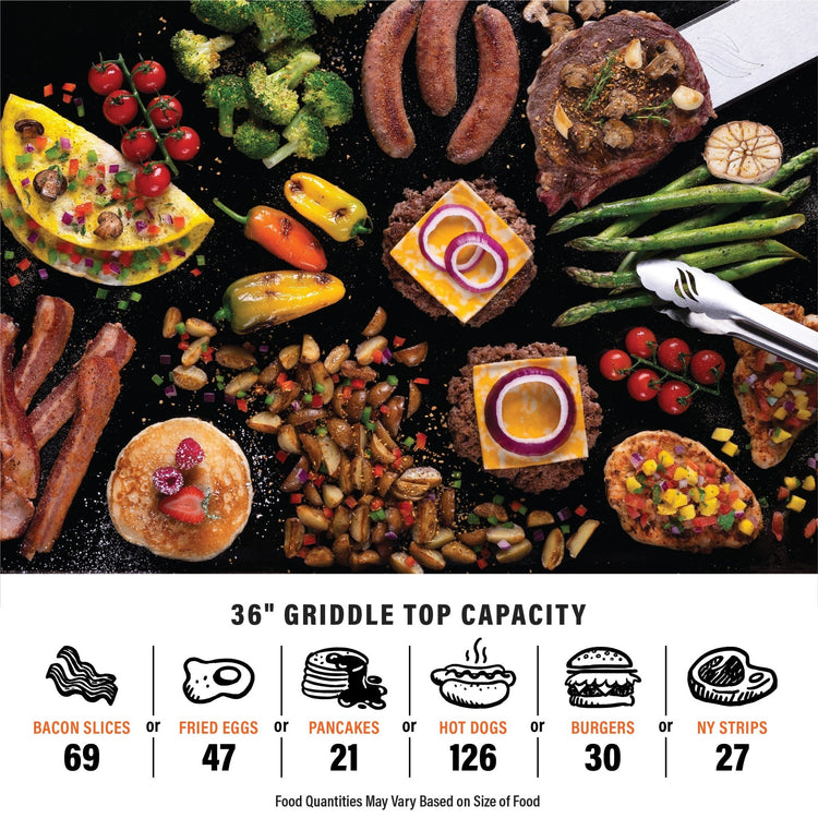 Culinary 36” Griddle with Cabinet - 36" Griddle with Hood | Blackstone Products
