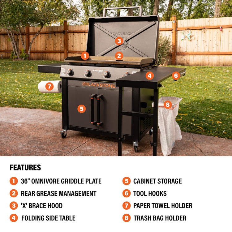 Culinary 36" Griddle with Cabinet - | Blackstone Products