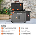 Culinary 36” Griddle with Cabinet - 36" Griddle with Hood | Blackstone Products