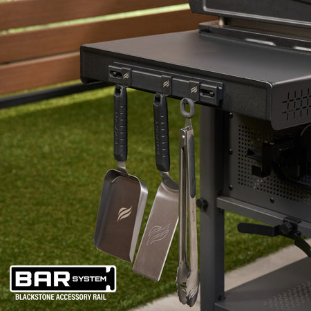 Culinary BAR System Tool Hooks, Grease Gate, and Tool Holder - Must - Have Griddle Accessories | Blackstone Products