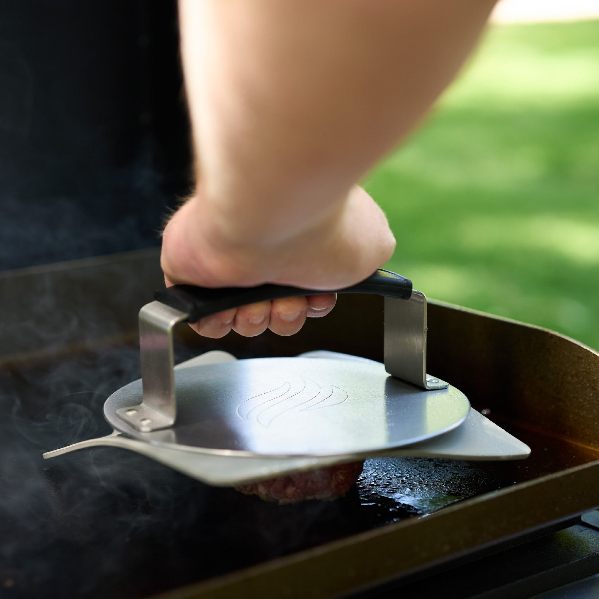 Culinary Smash Burger Press with Smash Guard - Must - Have Griddle Accessories | Blackstone Products