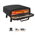 With a 14 inch pizza stone and temperatures up to 900 degrees Fahrenheit, you'll cook your favorite pizzas fast. 