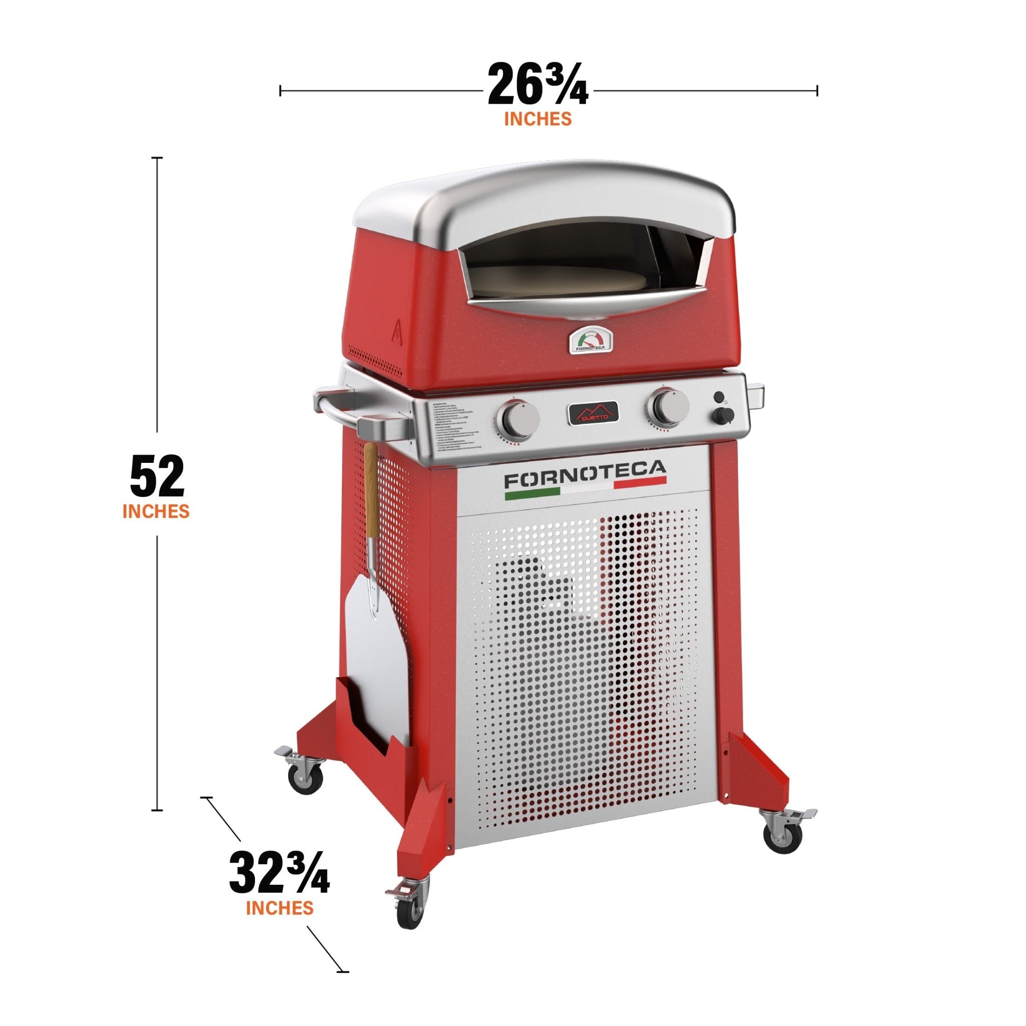 Fornoteca Pizza Oven - Red - Pizza Oven | Blackstone Products