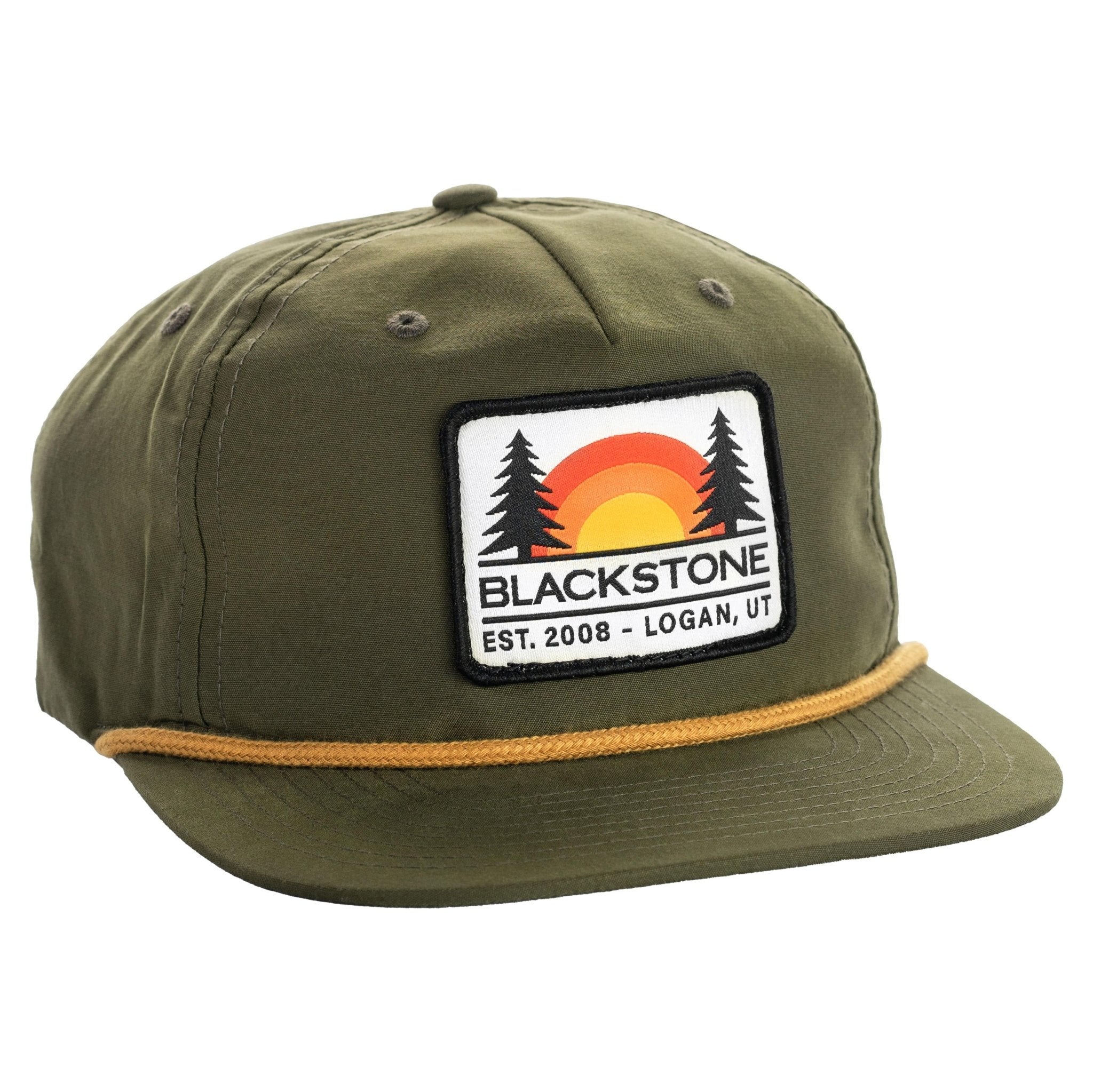 Hat - Loden/Gold with Blackstone Sunset Patch - Blackstone Products