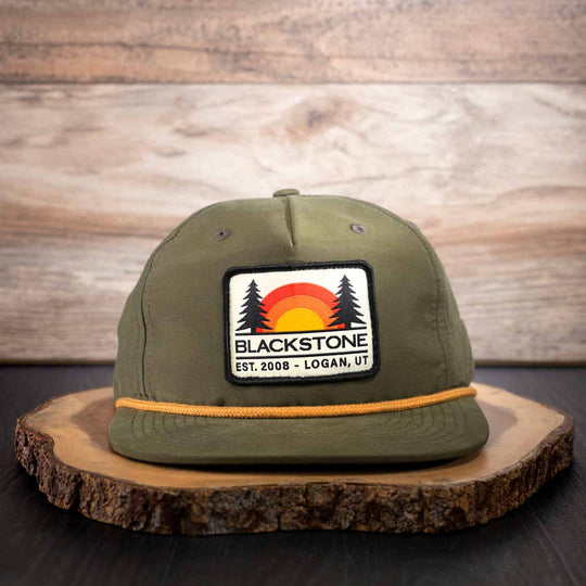 Hat - Loden/Gold with Blackstone Sunset Patch - Blackstone Products