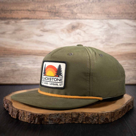 Hat - Loden/Gold with Blackstone Sunset Patch - Blackstone Products
