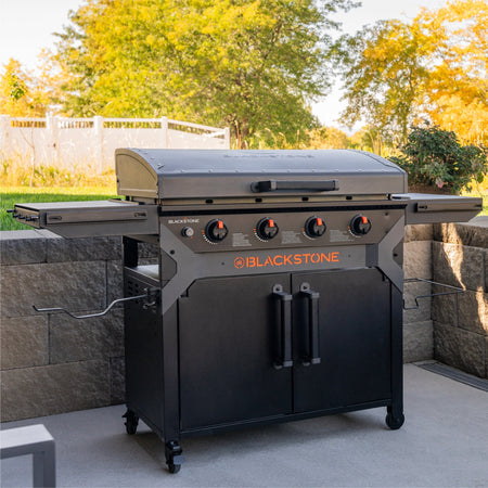 The Iron Forged 36" Griddle with Cabinet is perfect for your outdoor kitchen.