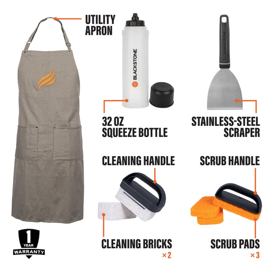Iron Forged Cleaning Kit - Must - Have Griddle Accessories | Blackstone Products