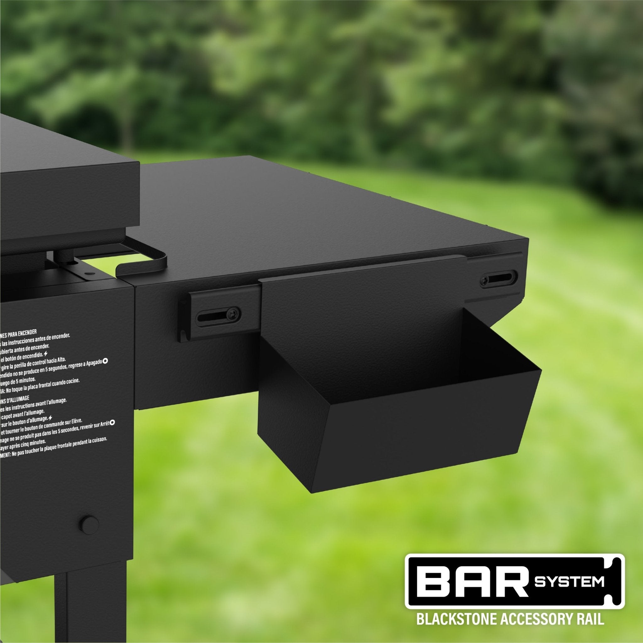 With the BAR System accessory rail, you'll customize your cook bench with all your favorite accessories. 