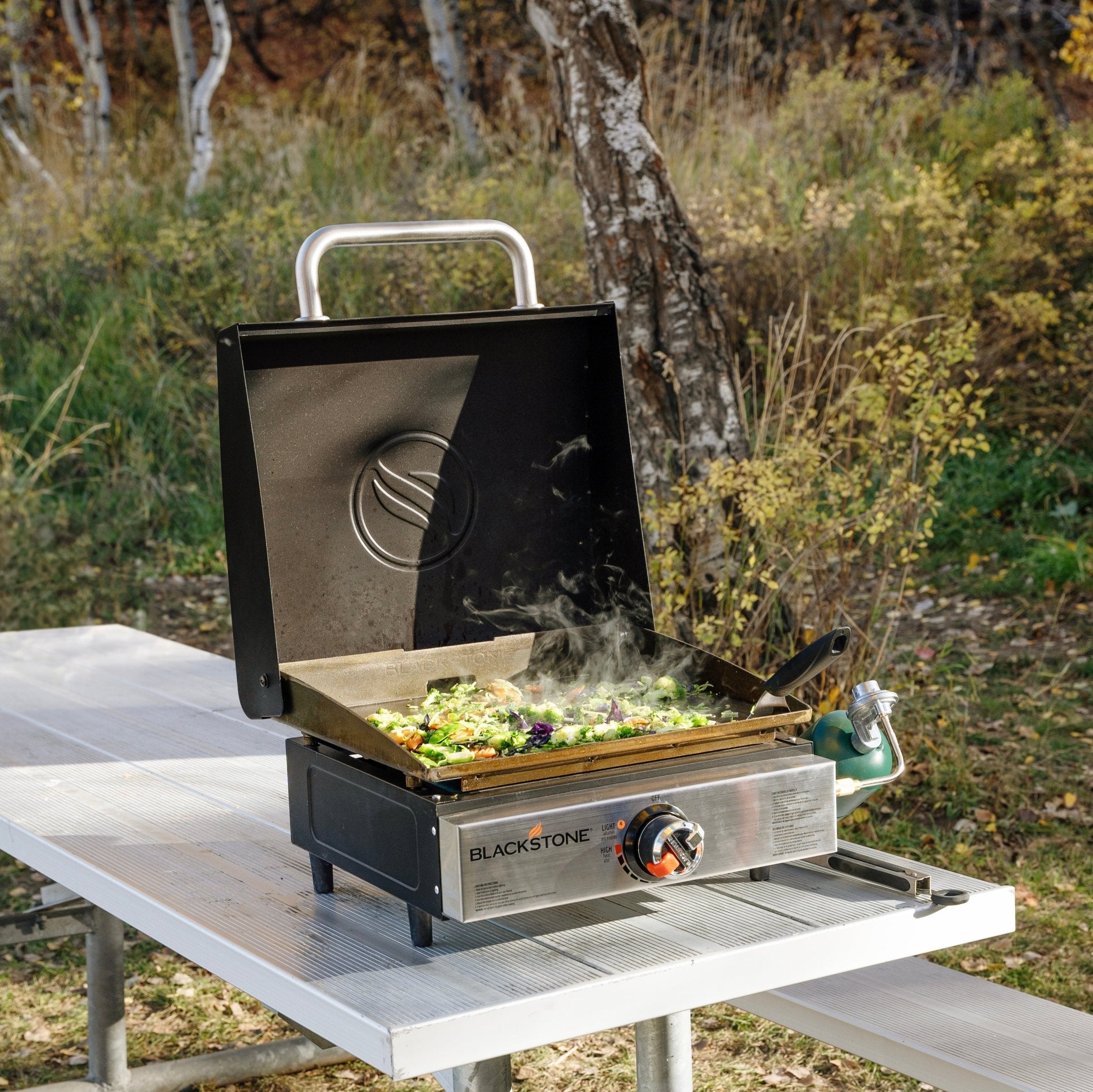 Original 17” Tabletop Griddle with Hood - 17