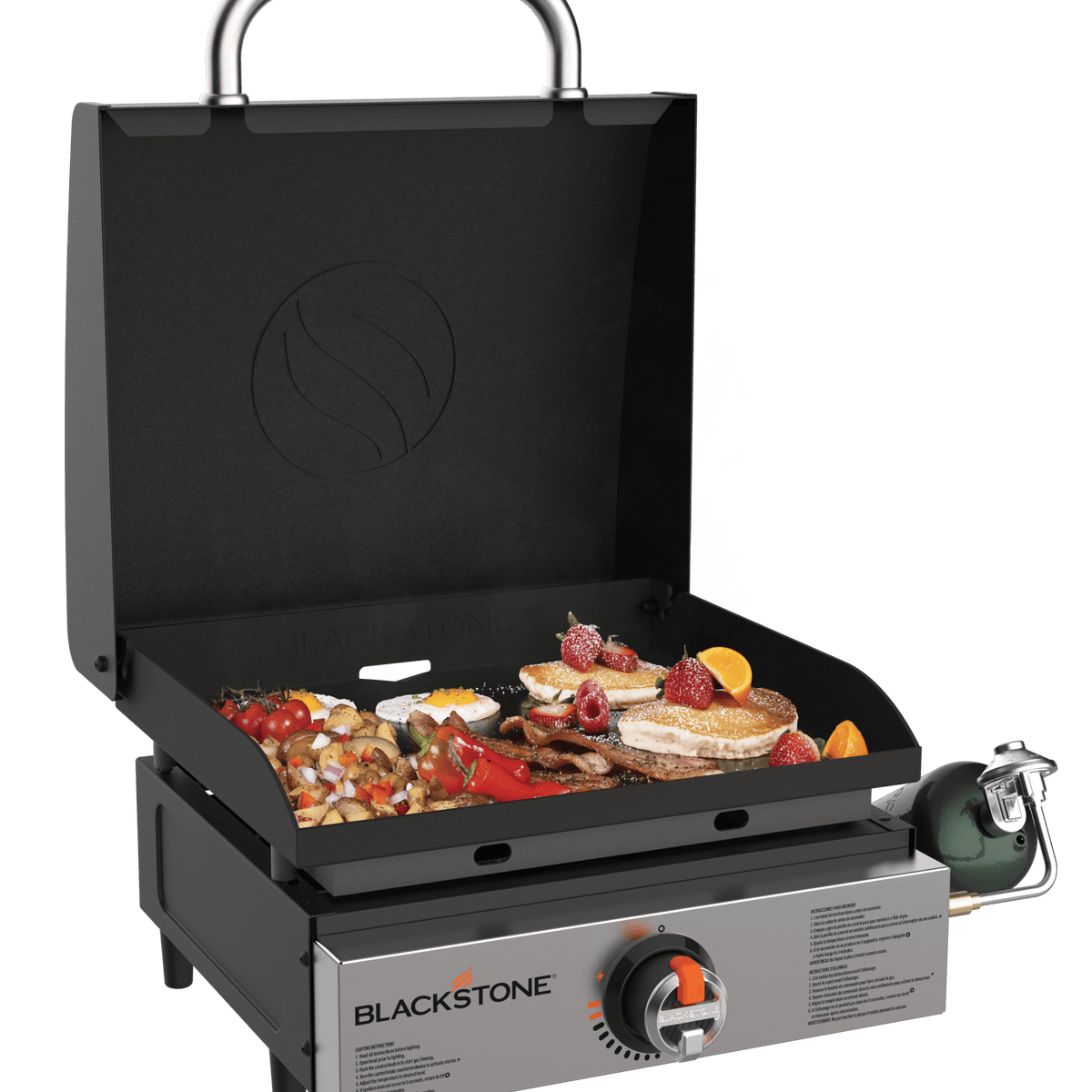 Small Blackstone Original 17” Tabletop Griddle with Hood – Blackstone Products