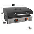 Original 22in Tabletop Bundle - 22" Griddle with Hood | Blackstone Products