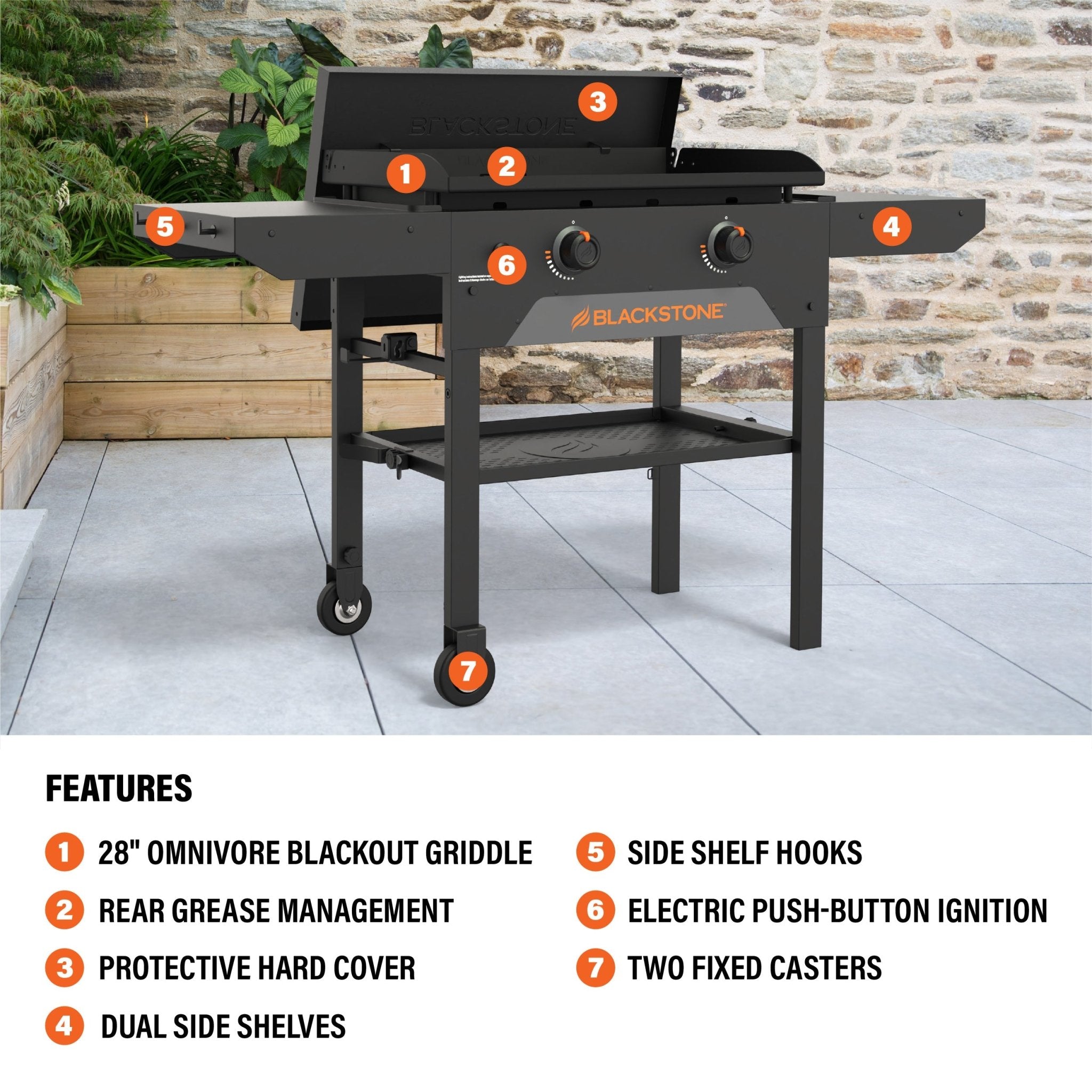 Original 28” Griddle with Hard Cover - 28