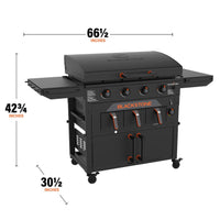 Original 36” Griddle Airfryer Combo (Natural Gas) - 36" Griddle with Hood | Blackstone Products