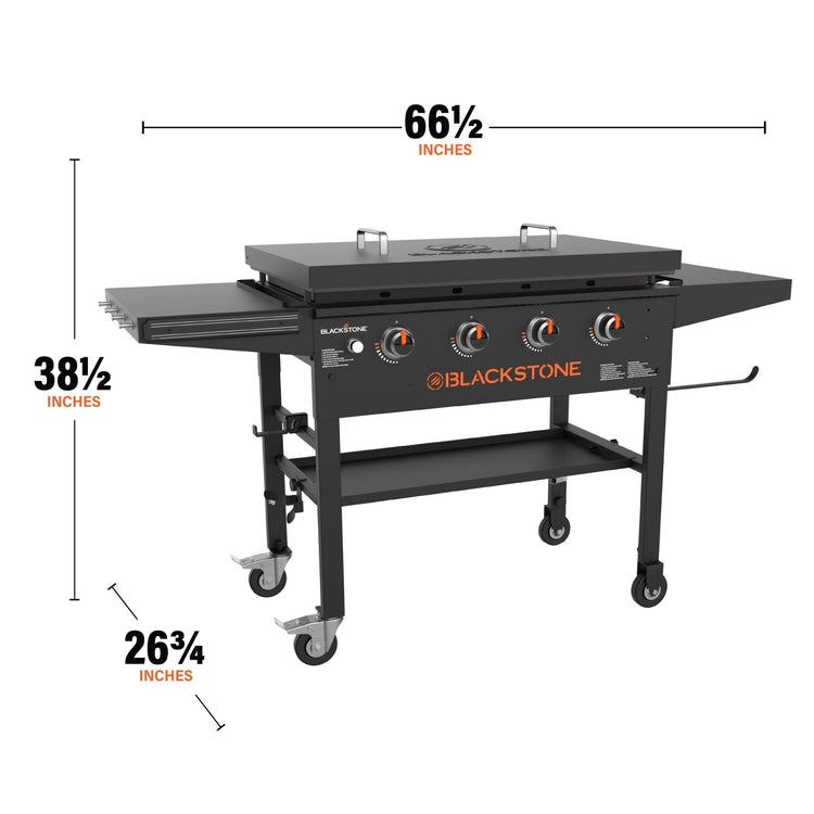 Original 36” Griddle with Hard Cover (Natural Gas) - 36" Griddle with Hood | Blackstone Products
