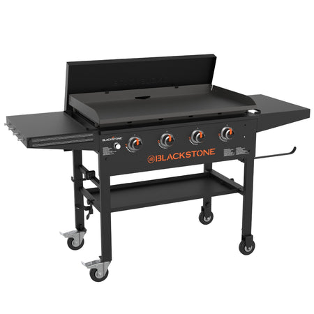 Original 36” Griddle with Hard Cover (Natural Gas) - 36" Griddle with Hood | Blackstone Products