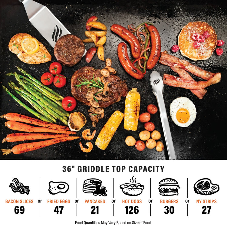 Original 36" Griddle with Hood - 36" Griddle with Hood | Blackstone Products